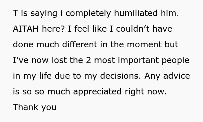 Text post about man planning public proposal at wedding without asking, causing bride to cry and girlfriend to feel embarrassed.