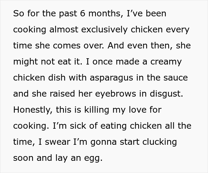 Woman Has The Palate Of A Five Year Old, Her BF Starts Refusing To Cook For Her Woman Has The Palate Of A Five Year Old, Her BF Starts Refusing To Cook For Her