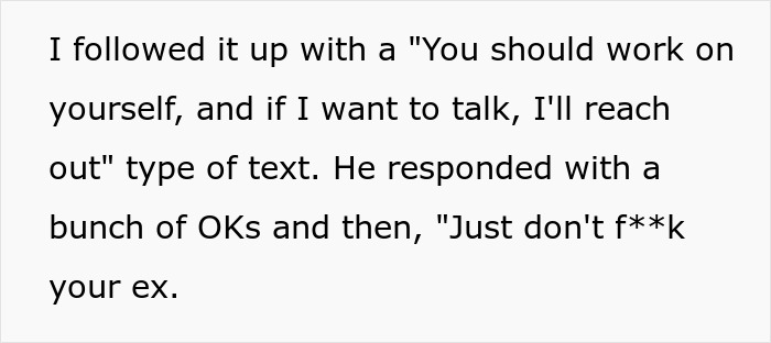 Text showing a woman rethinking her relationship after a red-flag argument with her boyfriend. Text showing a woman rethinking her relationship after a red-flag argument with her boyfriend.