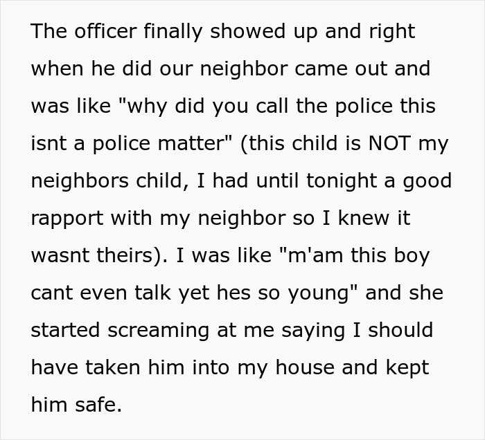 Guy’s neighbor has meltdown after he called cops on 2-year-old wandering the streets alone, causing a heated confrontation. Guy’s neighbor has meltdown after he called cops on 2-year-old wandering the streets alone, causing a heated confrontation.