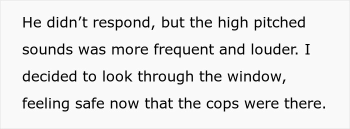 Text excerpt describing a man on a patio, mentioning autism and eerie high-pitched sounds increasing in frequency. Text excerpt describing a man on a patio, mentioning autism and eerie high-pitched sounds increasing in frequency.
