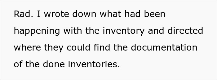 Text excerpt showing a soldier tracking missing equipment and documenting inventory issues over several months. Text excerpt showing a soldier tracking missing equipment and documenting inventory issues over several months.