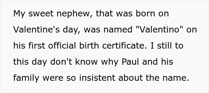 ALT text: Woman shares story about revenge involving sister's bad ex and unknowingly naming a baby after her. ALT text: Woman shares story about revenge involving sister's bad ex and unknowingly naming a baby after her.