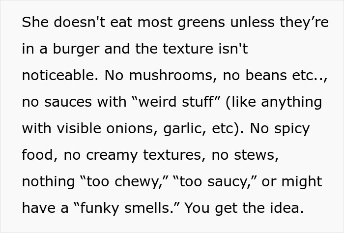 Woman Has The Palate Of A Five Year Old, Her BF Starts Refusing To Cook For Her Woman Has The Palate Of A Five Year Old, Her BF Starts Refusing To Cook For Her
