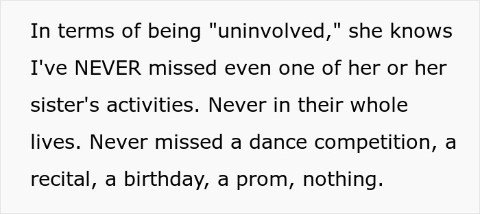 Text excerpt discussing a father defending his involvement against his daughter’s demand for apology on generational trauma.