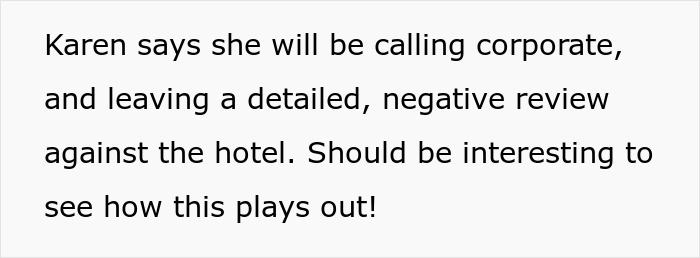 Woman upset by kid poop incident at hotel pool, threatening to call corporate and leave negative review.