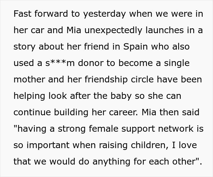 Woman choosing to be a single mom expects bestie to babysit, faces shock when support is withdrawn. Woman choosing to be a single mom expects bestie to babysit, faces shock when support is withdrawn.