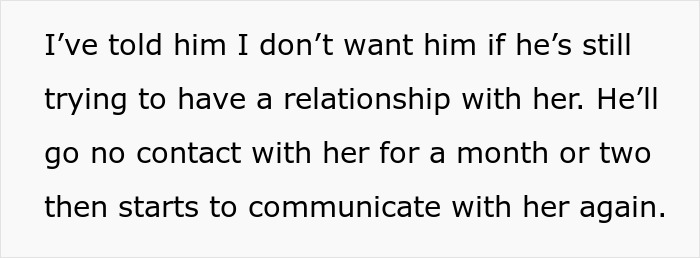 Text excerpt about boyfriend's ex-gf and house bathroom phone charge communication issues. Text excerpt about boyfriend's ex-gf and house bathroom phone charge communication issues.