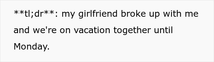 Lady’s Manipulative Plan Backfires When BF Refuses To Date Again After She Dumps Him Before Vacay