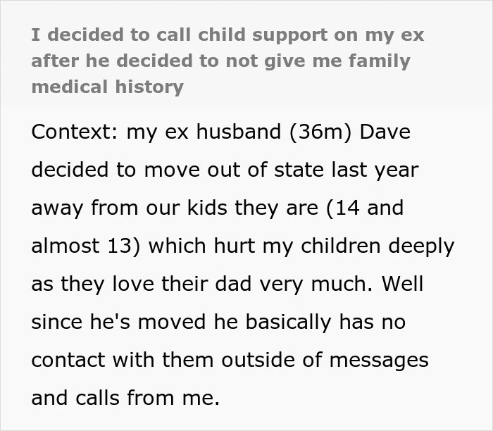 Text excerpt about a man facing legal consequences as a deadbeat dad after refusing to help his family. Text excerpt about a man facing legal consequences as a deadbeat dad after refusing to help his family.