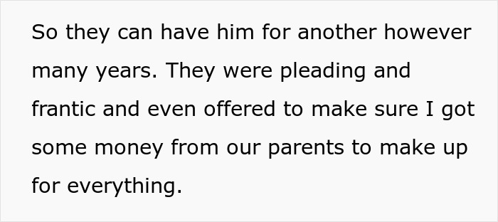 Text excerpt discussing a man's refusal to donate an organ to the father who made his childhood difficult. Text excerpt discussing a man's refusal to donate an organ to the father who made his childhood difficult.