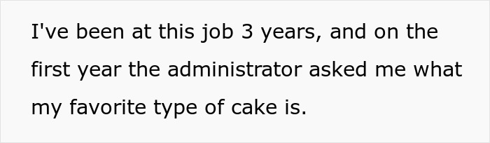 Annoyed worker sitting at desk with birthday cake, showing frustration during office celebration. Annoyed worker sitting at desk with birthday cake, showing frustration during office celebration.