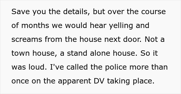 Text describing a domestic violence victim helped to escape while the perpetrator’s garden is plagued with bamboo as revenge. Text describing a domestic violence victim helped to escape while the perpetrator’s garden is plagued with bamboo as revenge.