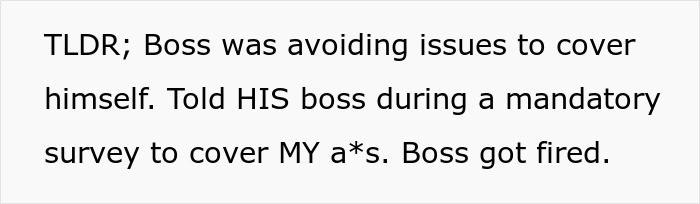 Soldier tracks missing equipment for months, reports boss’s cover-up, leading to boss being fired after being ignored.