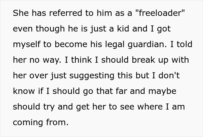 Text excerpt about teen labeled freeloader by brother’s girlfriend despite working two jobs and losing both parents. Text excerpt about teen labeled freeloader by brother’s girlfriend despite working two jobs and losing both parents.