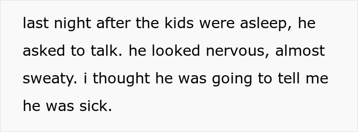 Text excerpt about a woman questioning her marriage after her husband falls in love with an AI girlfriend. Text excerpt about a woman questioning her marriage after her husband falls in love with an AI girlfriend.