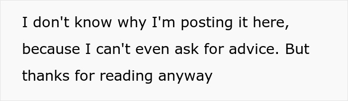 Text on screen expressing uncertainty about posting and gratitude for reading, reflecting a dad's disheartening truth discovery.