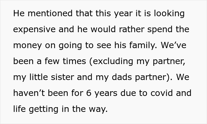 Text about a woman sneakily swapping seats to avoid babysitting her little sister during a family trip paid for by her dad. Text about a woman sneakily swapping seats to avoid babysitting her little sister during a family trip paid for by her dad.