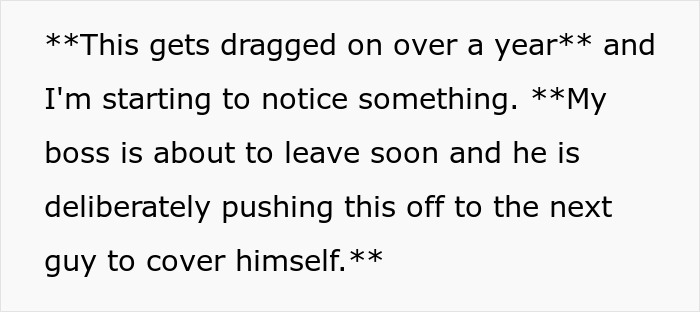 Text about soldier tracking missing equipment for months and confronting boss delaying issue to cover himself. Text about soldier tracking missing equipment for months and confronting boss delaying issue to cover himself.