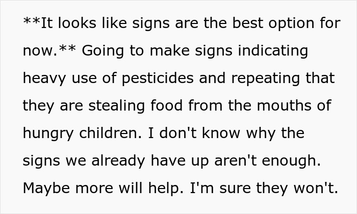 Man rants about neighbor’s farm stand blocking area, causing theft and frustration over stolen food signs. Man rants about neighbor’s farm stand blocking area, causing theft and frustration over stolen food signs.