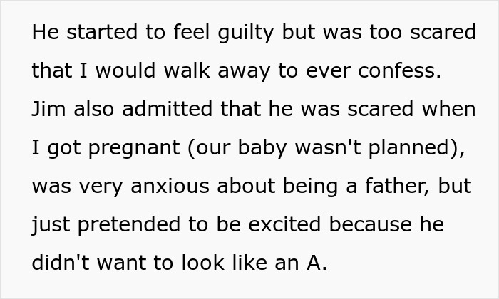 Text about a husband feeling guilty and scared after his wife was accused of cheating due to their daughter's dark skin. Text about a husband feeling guilty and scared after his wife was accused of cheating due to their daughter's dark skin.