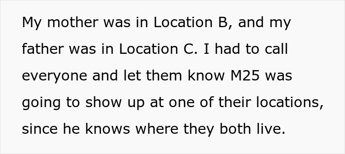 Text on a white background describing a woman rethinking her relationship after a red-flag argument and fearing for her life. Text on a white background describing a woman rethinking her relationship after a red-flag argument and fearing for her life.