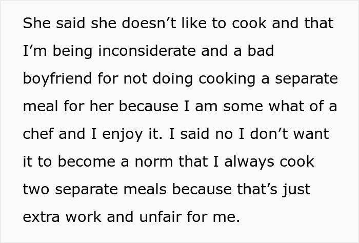 Woman Has The Palate Of A Five Year Old, Her BF Starts Refusing To Cook For Her Woman Has The Palate Of A Five Year Old, Her BF Starts Refusing To Cook For Her