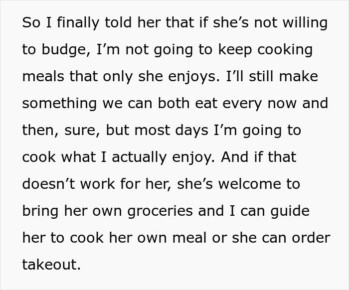 Woman Has The Palate Of A Five Year Old, Her BF Starts Refusing To Cook For Her Woman Has The Palate Of A Five Year Old, Her BF Starts Refusing To Cook For Her