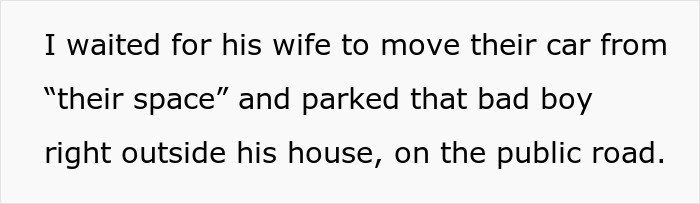 Man confronts the idea of using a public road in front of his house as a personal parking space and faces a reality check. Man confronts the idea of using a public road in front of his house as a personal parking space and faces a reality check.