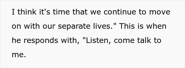 Text excerpt showing a tense conversation hinting at relationship issues and red-flag arguments with a boyfriend. Text excerpt showing a tense conversation hinting at relationship issues and red-flag arguments with a boyfriend.