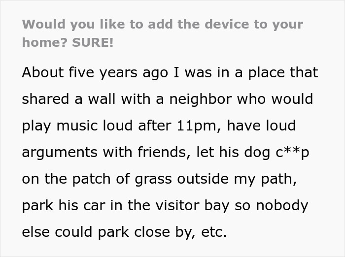 Text excerpt describing a man’s late-night neighbor causing disturbances, leading to smart air con revenge using a 3AM ice machine. Text excerpt describing a man’s late-night neighbor causing disturbances, leading to smart air con revenge using a 3AM ice machine.