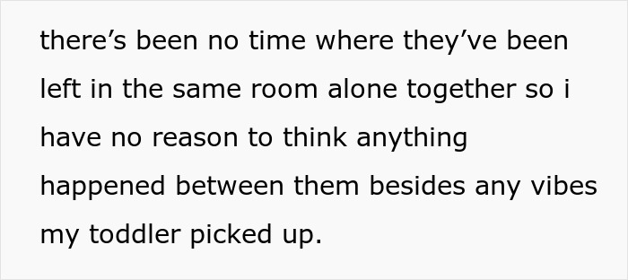 Text excerpt about safety concerns, with a mom feeling unsafe around her autistic brother and family dismissing her fears. Text excerpt about safety concerns, with a mom feeling unsafe around her autistic brother and family dismissing her fears.