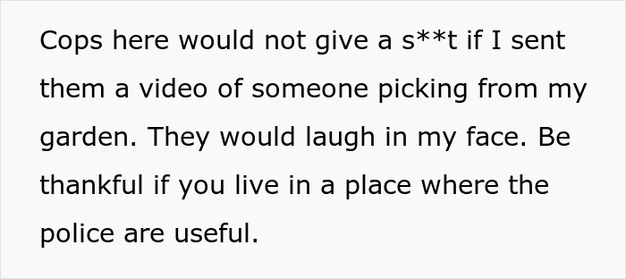 Text rant about neighbor’s farm stand causing theft and frustration with local police ignoring reports. Text rant about neighbor’s farm stand causing theft and frustration with local police ignoring reports.