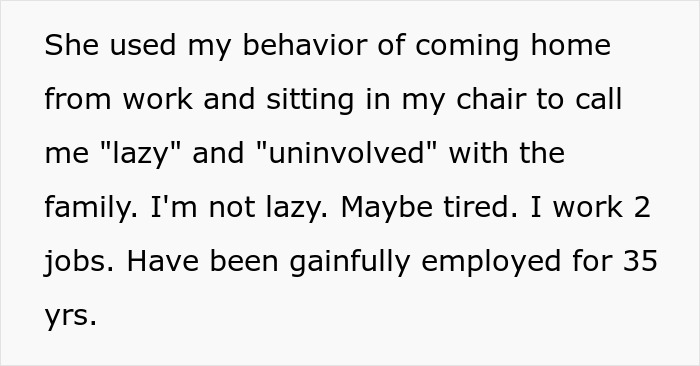 Man explaining work stress and defending against accusations of laziness in a heated discussion about generational trauma.