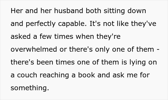 Woman lounging on the couch while her brother-in-law runs around after her kid, ready to end the arrangement. Woman lounging on the couch while her brother-in-law runs around after her kid, ready to end the arrangement.