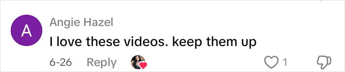 Comment by Angie Hazel expressing love for videos and encouraging to keep them up, related to autopsy tech revealing strange ways people have passed away. Comment by Angie Hazel expressing love for videos and encouraging to keep them up, related to autopsy tech revealing strange ways people have passed away.