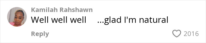 User comment on social media by Kamilah Rahshawn expressing contentment with being natural amidst BBL smell concerns discussed by doctors. User comment on social media by Kamilah Rahshawn expressing contentment with being natural amidst BBL smell concerns discussed by doctors.