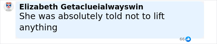 Comment on social media showing woman horrified after botching her plastic surgery by ignoring recovery instructions. Comment on social media showing woman horrified after botching her plastic surgery by ignoring recovery instructions.