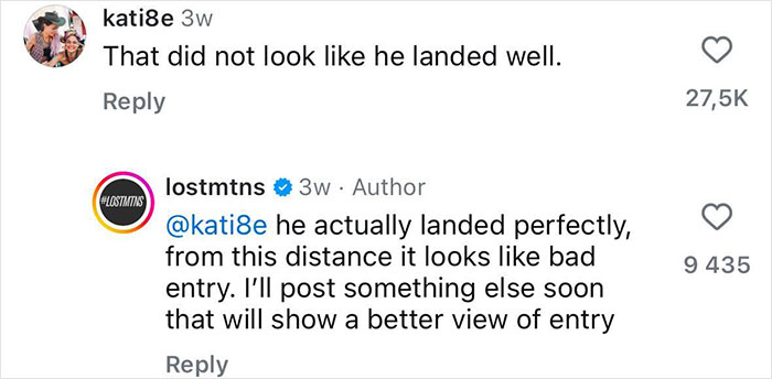 Comments discussing a young daredevil’s risky dive footage and his injury after a record-breaking diving attempt. Comments discussing a young daredevil’s risky dive footage and his injury after a record-breaking diving attempt.