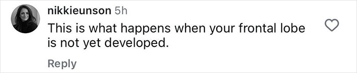 Screenshot of a social media comment about a 21YO daredevil seriously injuring himself attempting a record-breaking dive. Screenshot of a social media comment about a 21YO daredevil seriously injuring himself attempting a record-breaking dive.