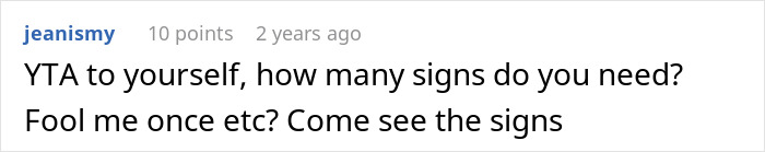 Screenshot of an online comment reacting to a story about a man reading his wife’s diary and getting upset. Screenshot of an online comment reacting to a story about a man reading his wife’s diary and getting upset.
