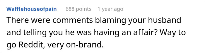 Screenshot of a Reddit comment discussing suspicions of a husband having an affair after a bestie forcefully kissed him. Screenshot of a Reddit comment discussing suspicions of a husband having an affair after a bestie forcefully kissed him.