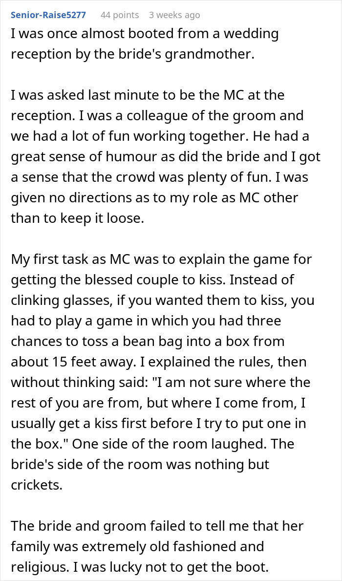 Best man’s speech compares groom’s bride choice to IKEA shopping trip, shocking wedding guests at the reception.