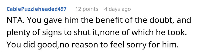 Screenshot of a comment discussing a guy with a high chance of getting hired who blows the job interview quickly. Screenshot of a comment discussing a guy with a high chance of getting hired who blows the job interview quickly.