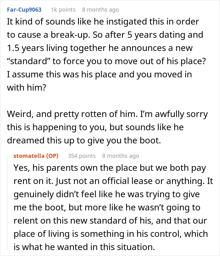 Online discussion about a woman rethinking her relationship after a red-flag argument with her boyfriend. Online discussion about a woman rethinking her relationship after a red-flag argument with her boyfriend.