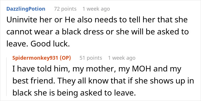 Conversation about fiancé’s female friend demanding matching dress and best man role, bride ready to cut ties over black dress issue. Conversation about fiancé’s female friend demanding matching dress and best man role, bride ready to cut ties over black dress issue.
