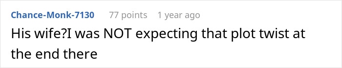 Reddit comment expressing shock at unexpected plot twist involving guy fed up with pregnant roomie revealed as father. Reddit comment expressing shock at unexpected plot twist involving guy fed up with pregnant roomie revealed as father.