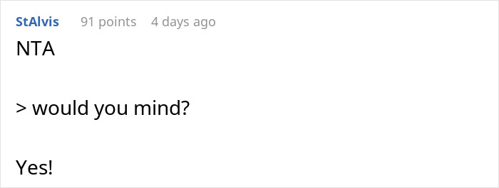 Screenshot of an online discussion about SIL lounging on the couch while BIL runs after her kid, tension in arrangement noted. Screenshot of an online discussion about SIL lounging on the couch while BIL runs after her kid, tension in arrangement noted.