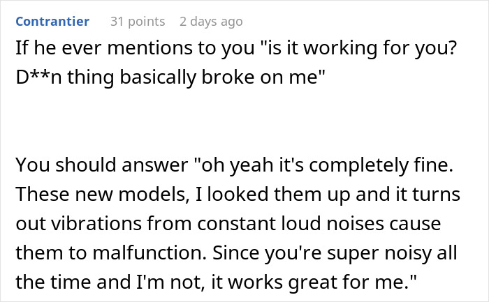 Text conversation about turning a smart air conditioner into a 3AM ice machine to annoy a noisy late-night neighbor. Text conversation about turning a smart air conditioner into a 3AM ice machine to annoy a noisy late-night neighbor.