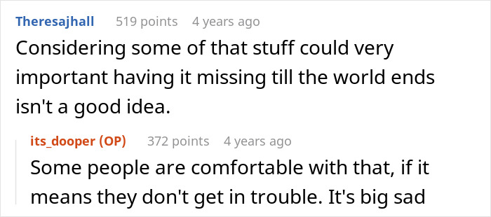 Comments on a forum discussing missing important equipment and accountability in a military context.